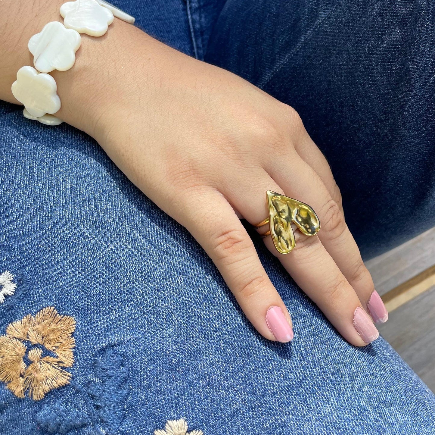 Anillo Lovely (enchape 18k)
