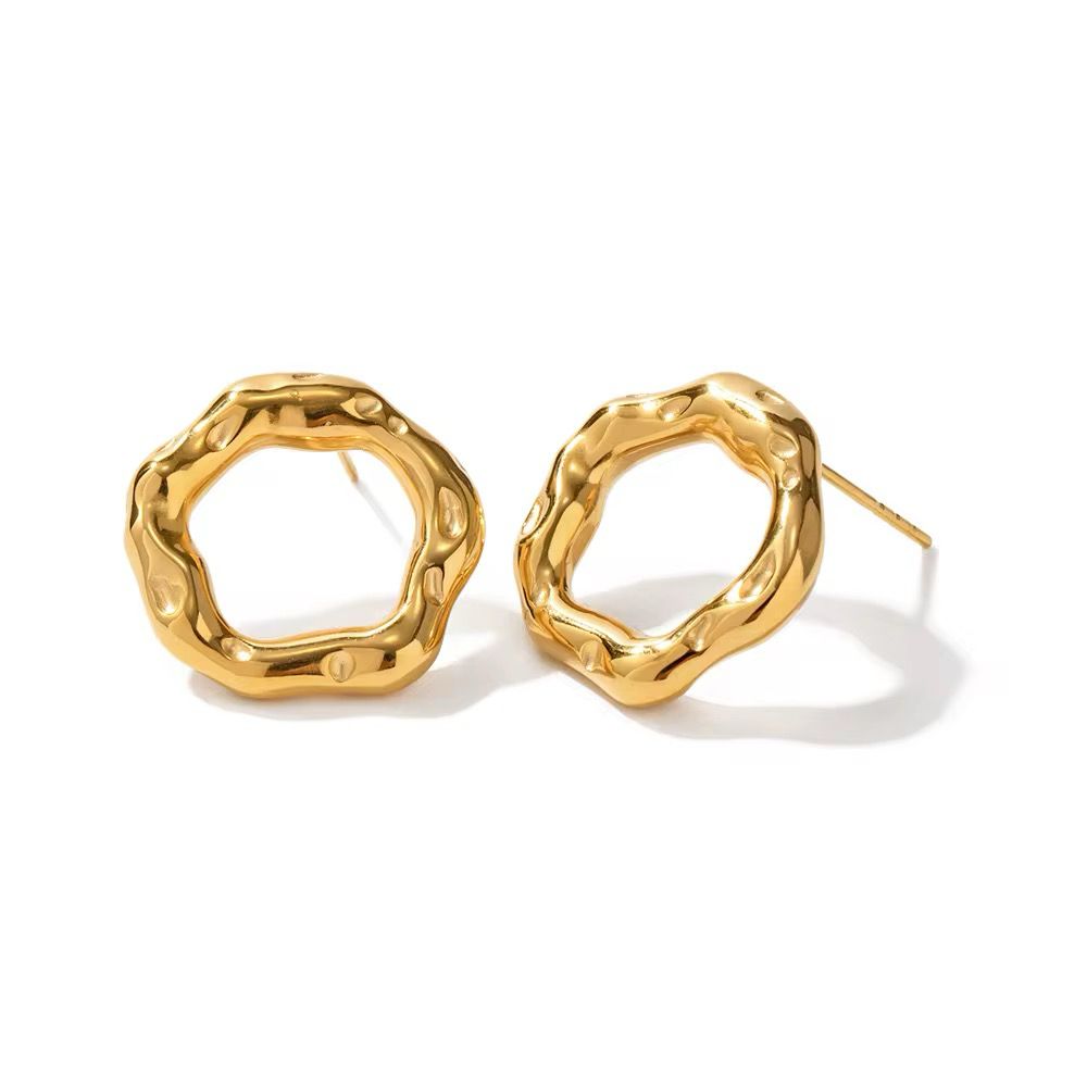 Aretes Aurora (enchapado de oro)
