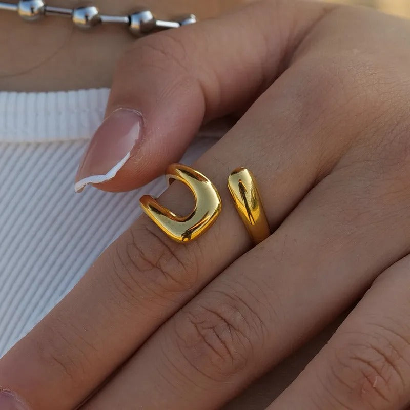 Anillo Atemporal (enchape 18k)