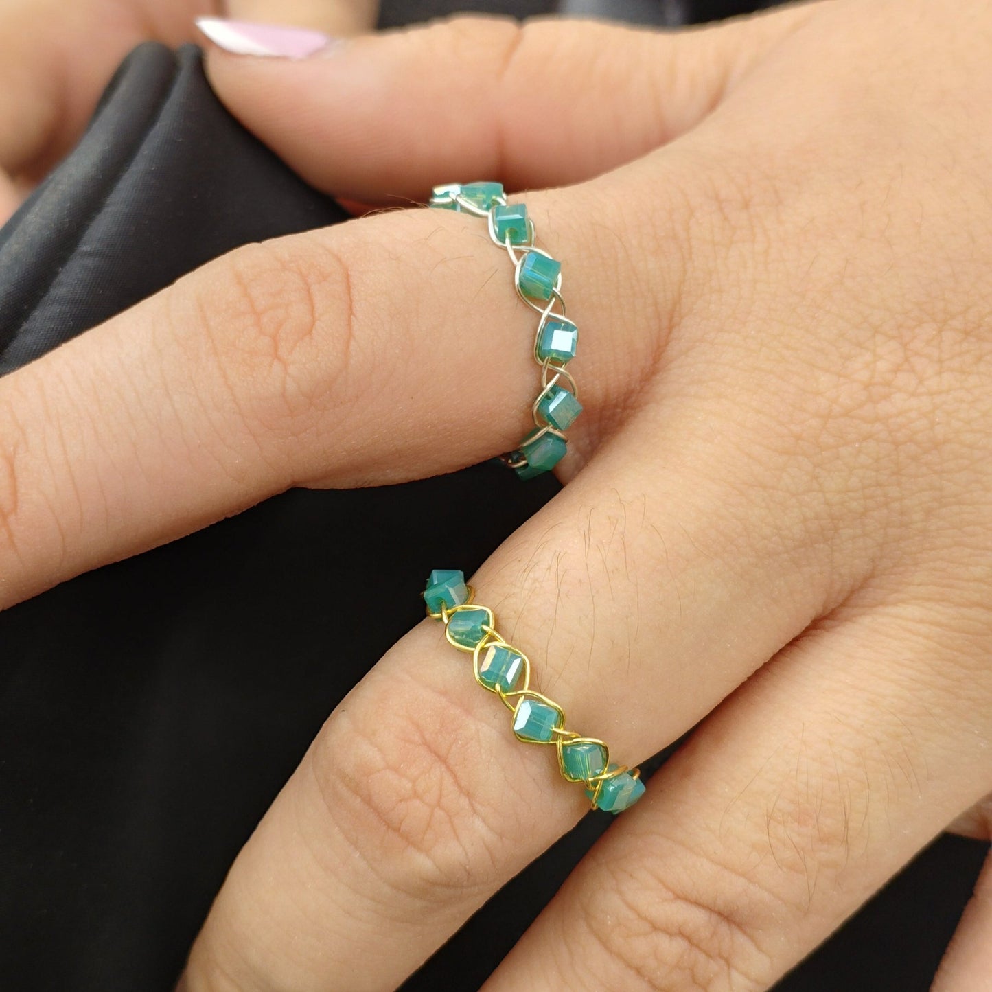 Anillos trenzados