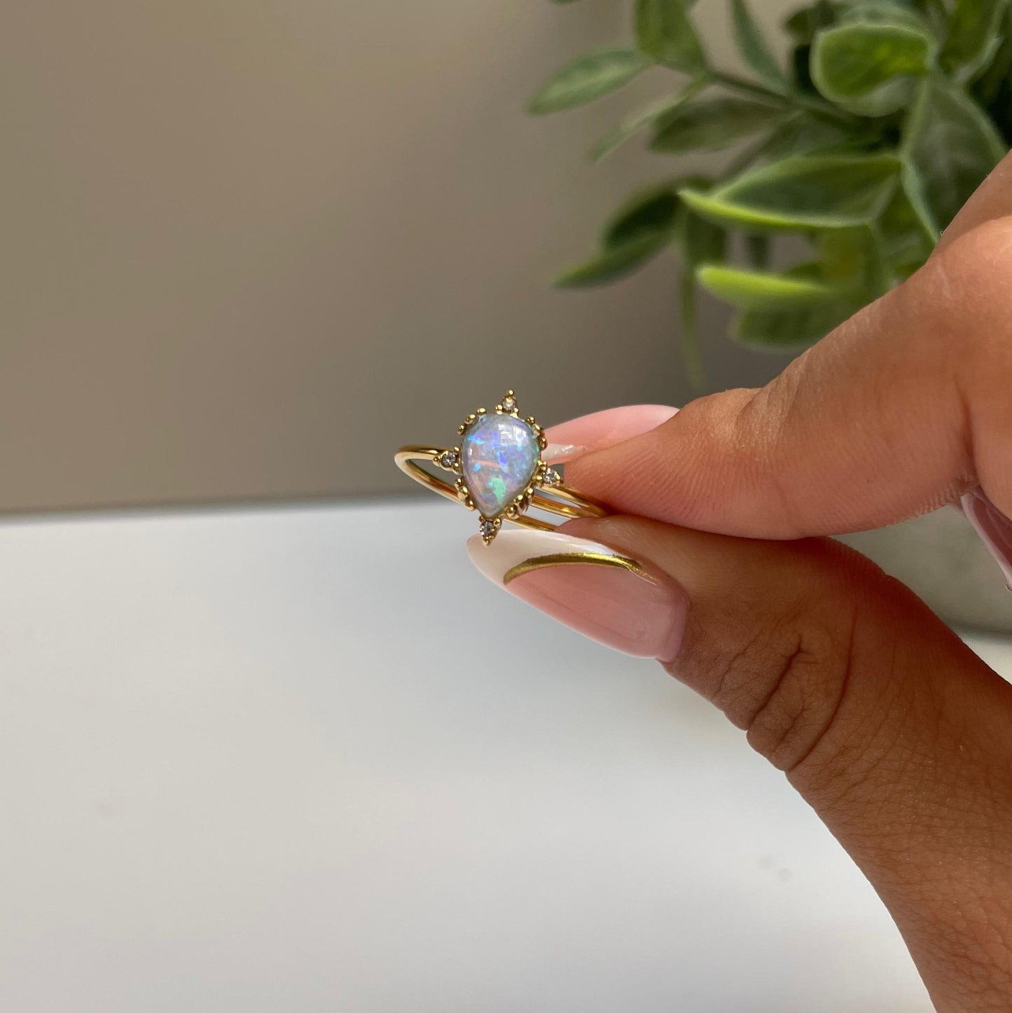 Anillo Lyra (enchapado de oro)