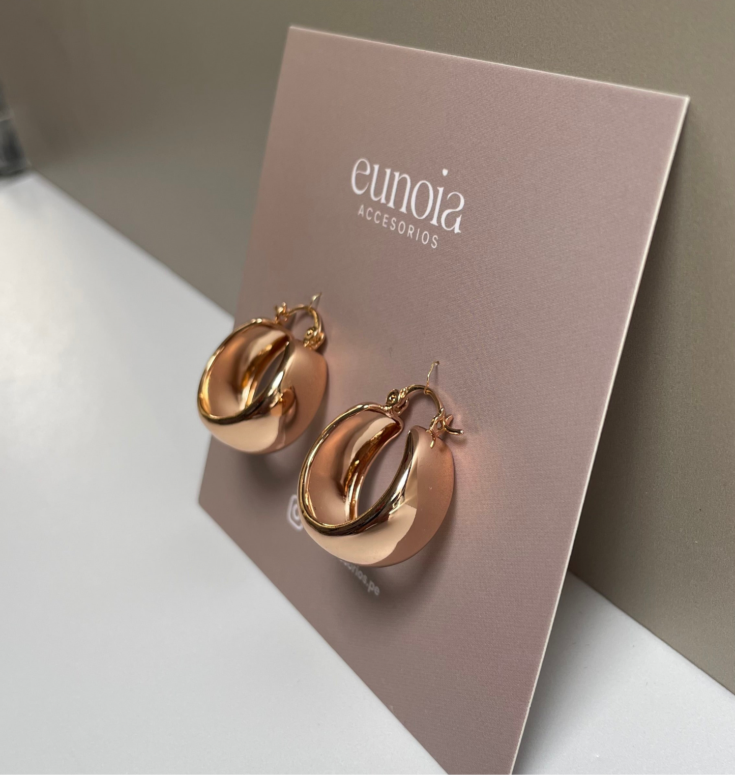 Argollas Candongas (enchapado en oro)
