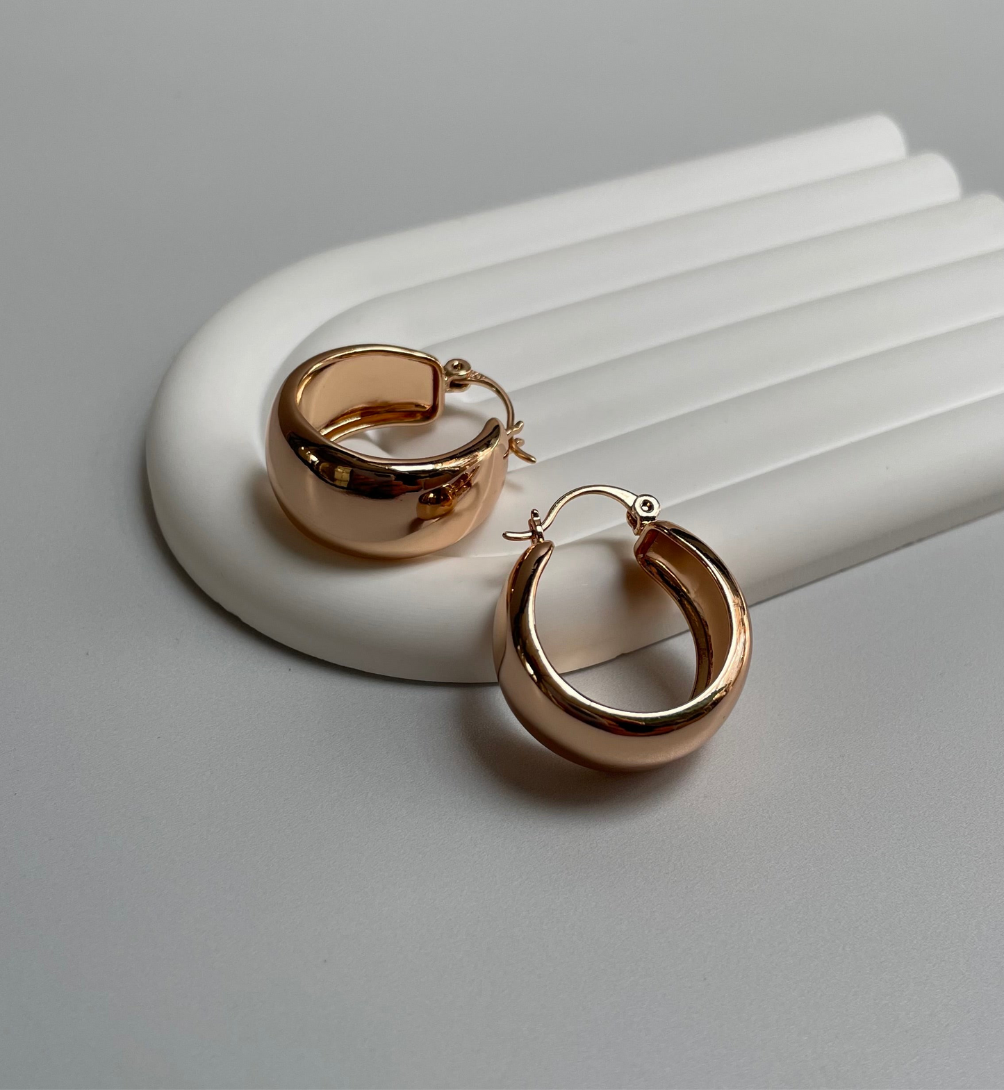 Argollas Candongas (enchapado en oro)