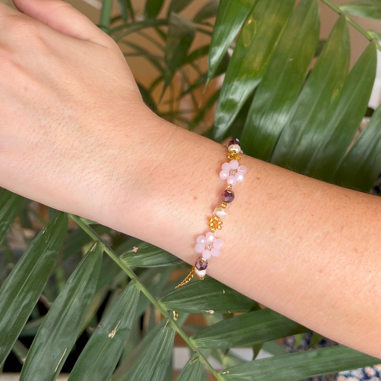 Pulsera Flores y muranos