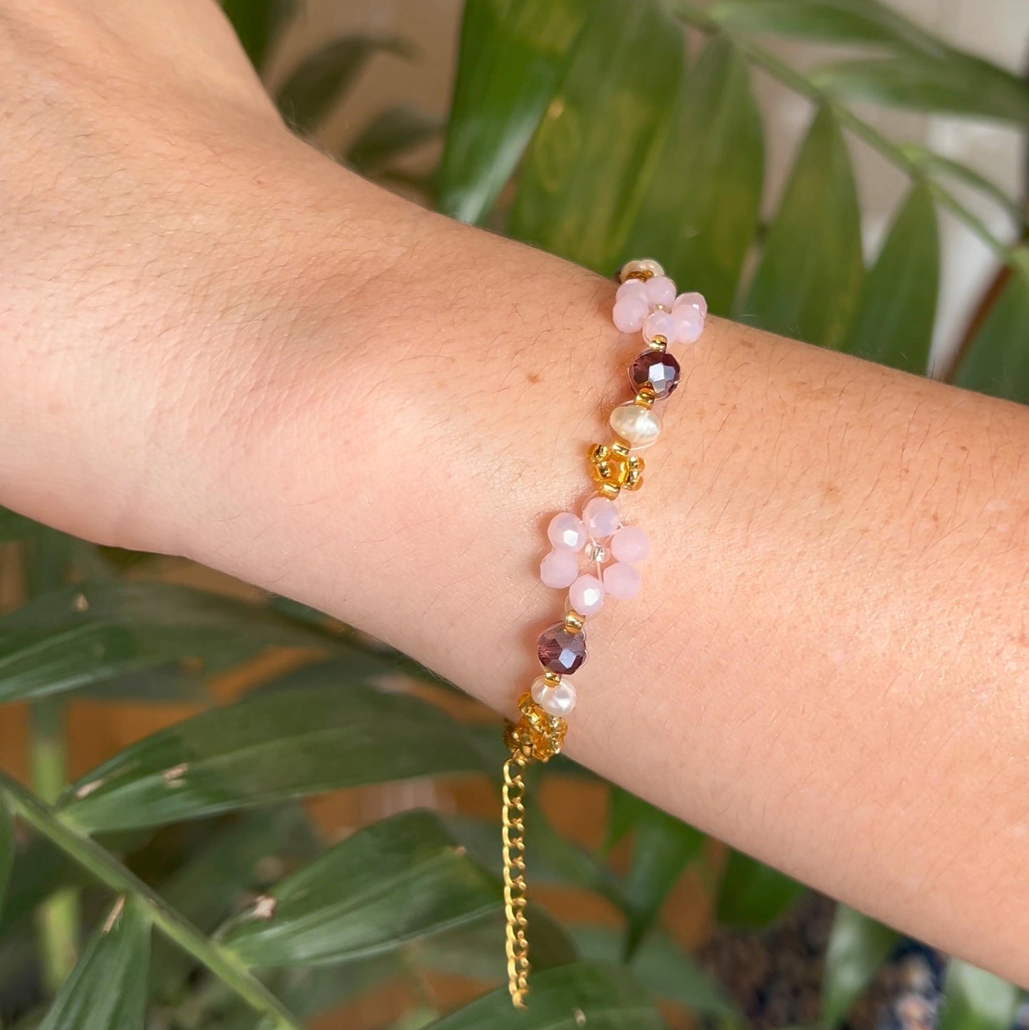Pulsera Flores y muranos