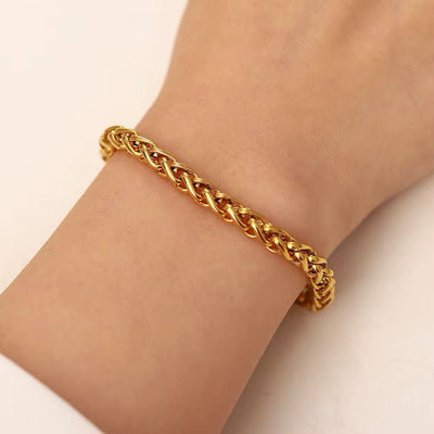 Pulsera Atria (enchapado de oro)