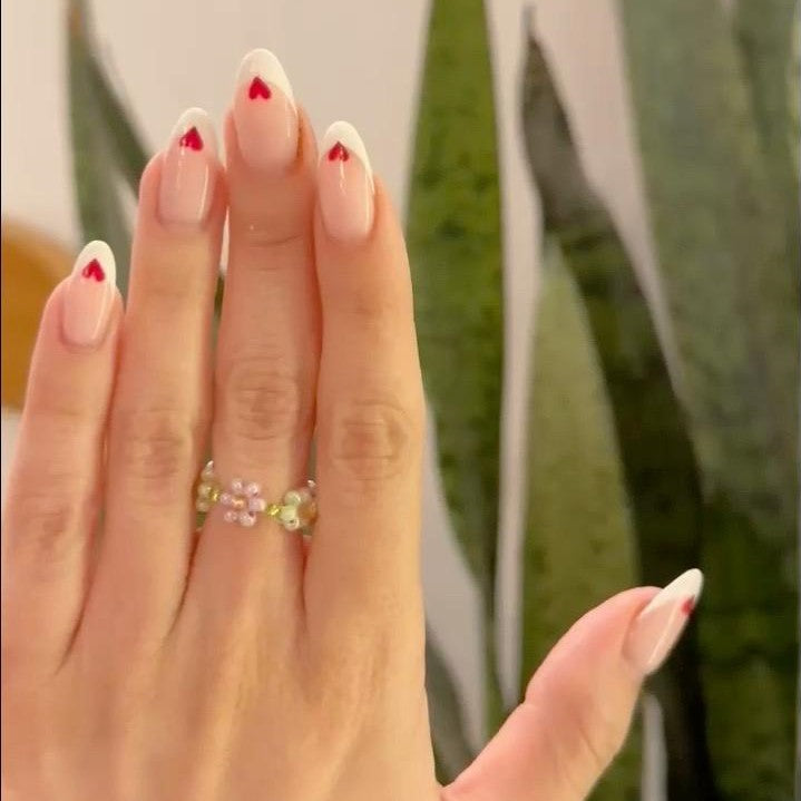 Anillos florales tejidos