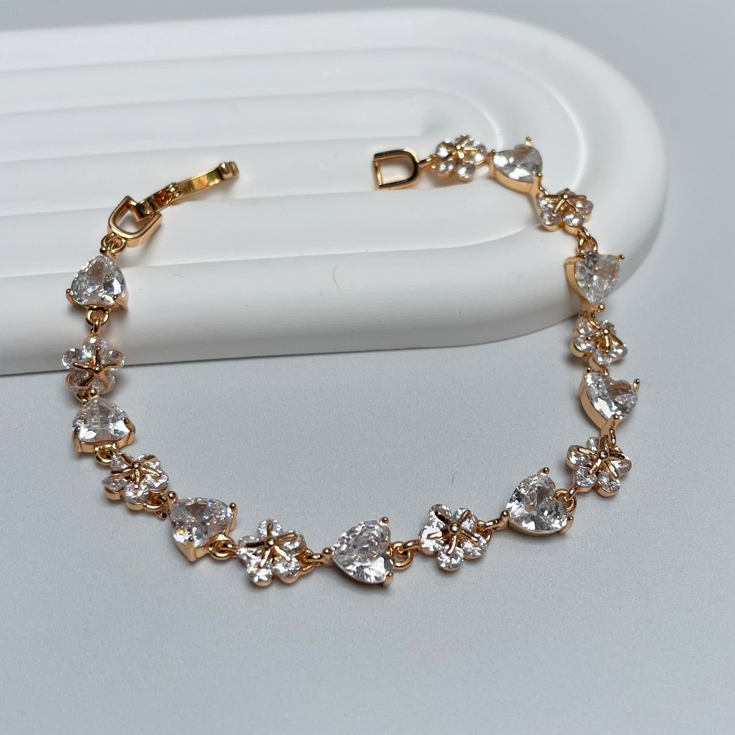 Brazalete Ensueño (enchapado de oro)
