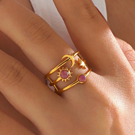 Anillo Mysthic (enchape 18k)