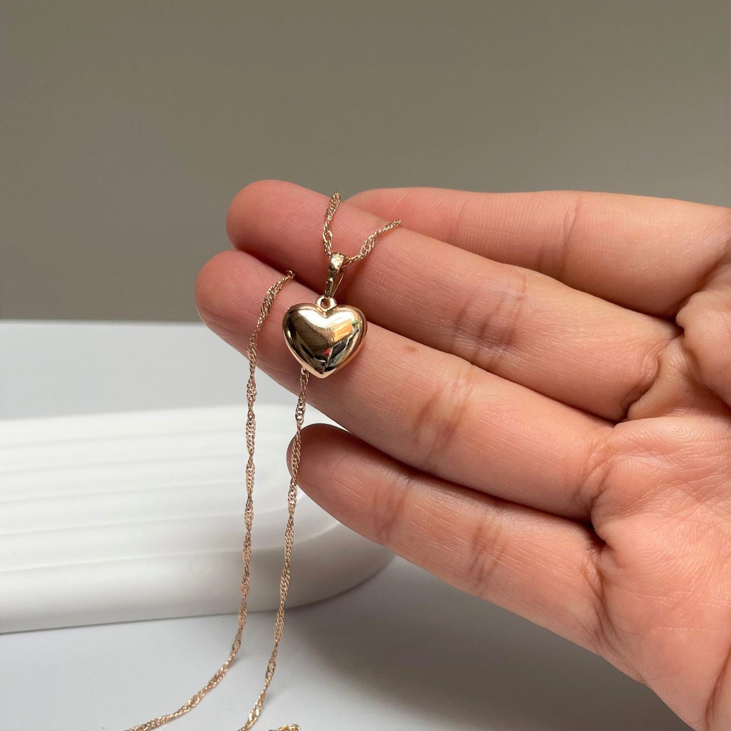 Collar In Love (enchapado de oro)