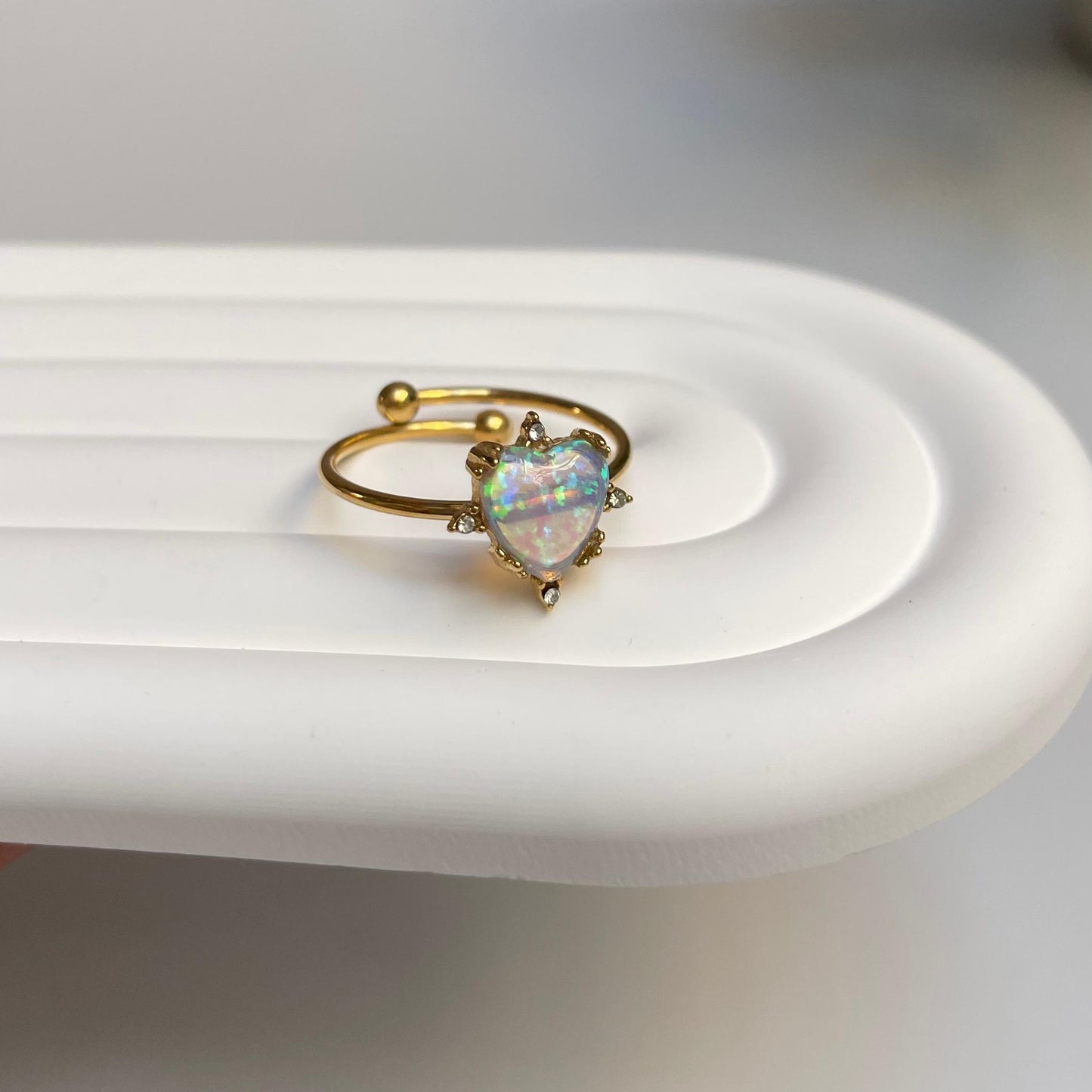 Anillo Calypso (enchapado de oro)