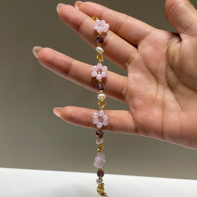 Pulsera Flores y muranos