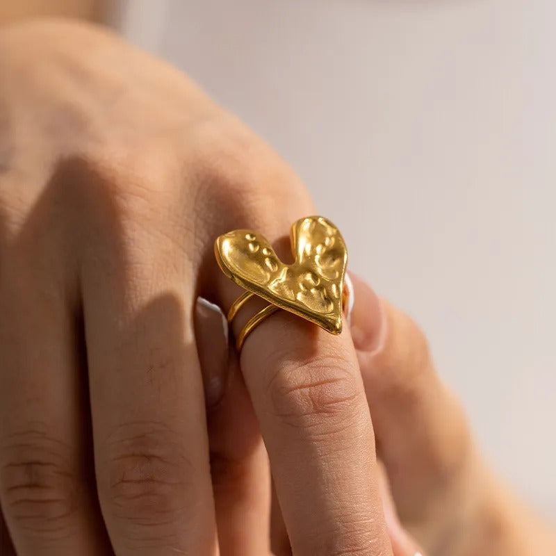 Anillo Lovely (enchape 18k)