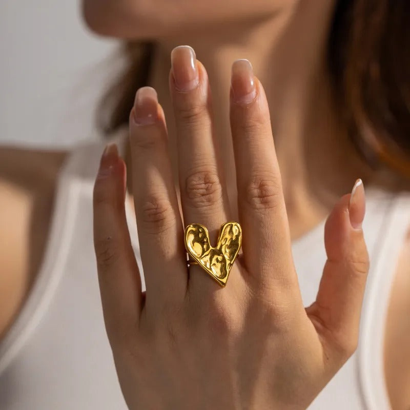 Anillo Lovely (enchape 18k)