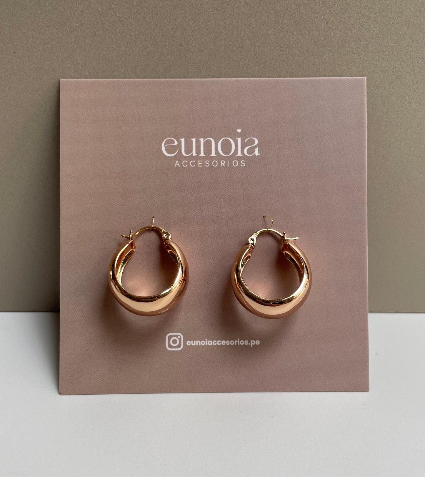 Argollas Candongas (enchapado en oro)