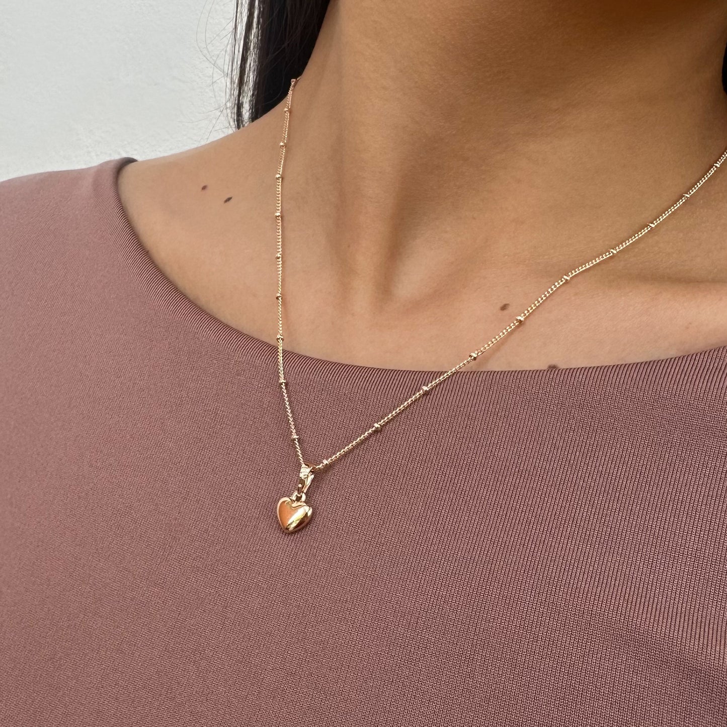 Collar In Love (enchapado de oro)