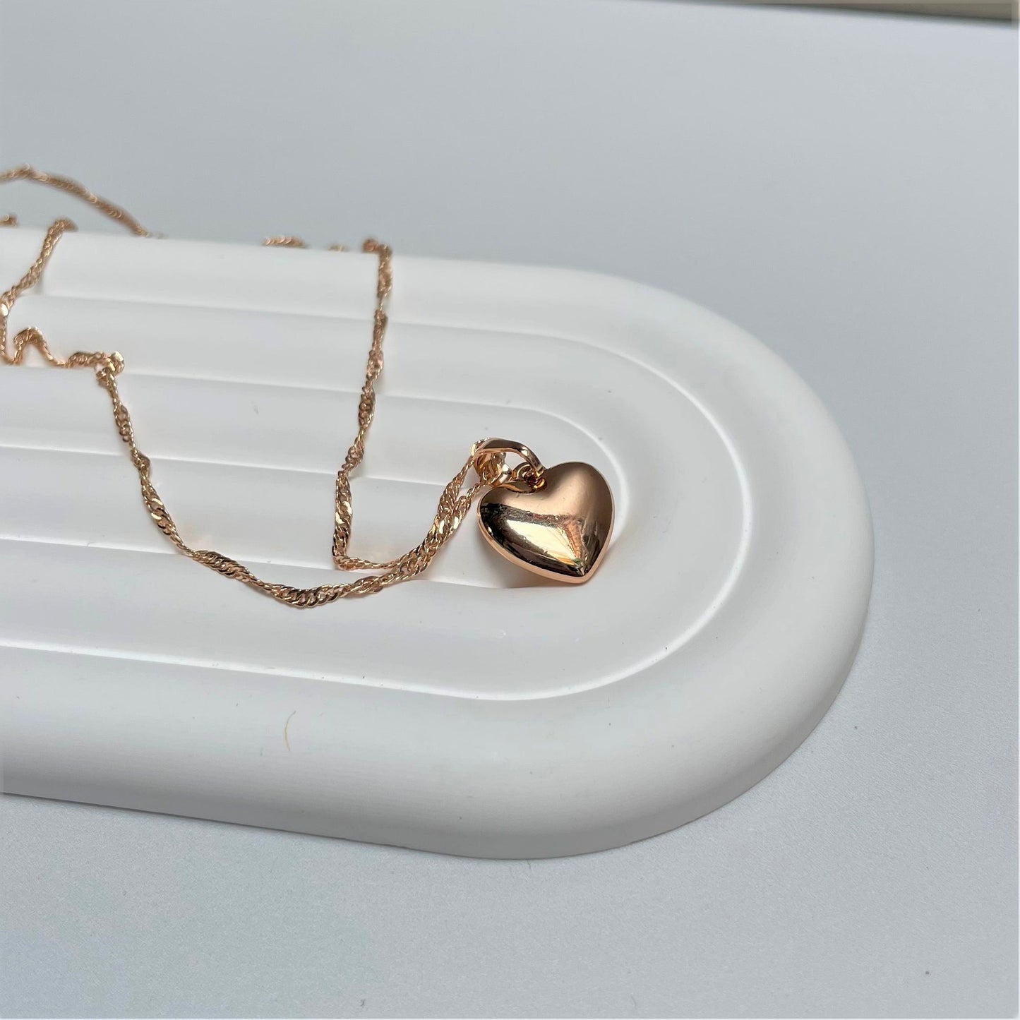 Collar In Love (enchapado de oro)