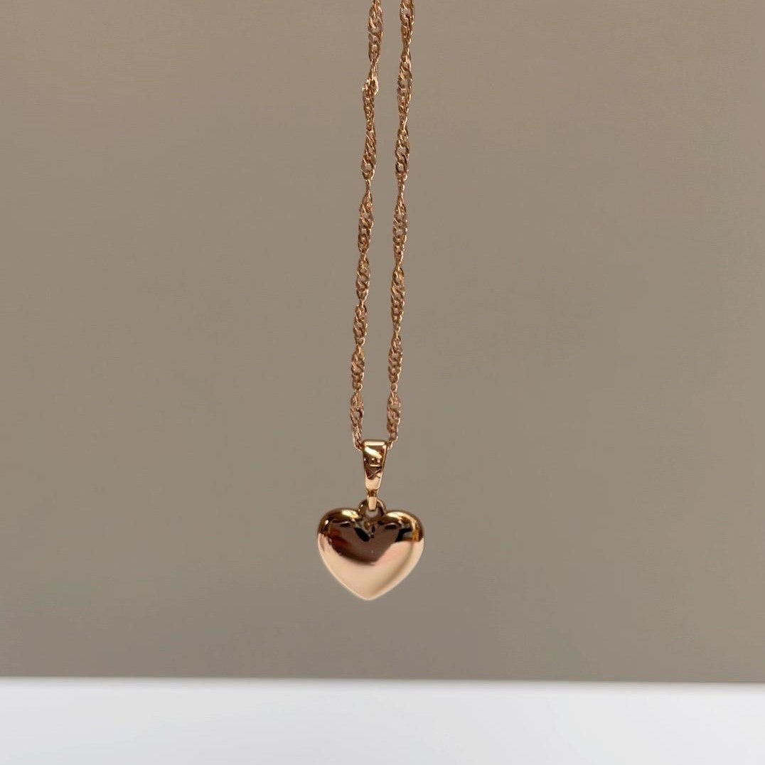 Collar In Love (enchapado de oro)