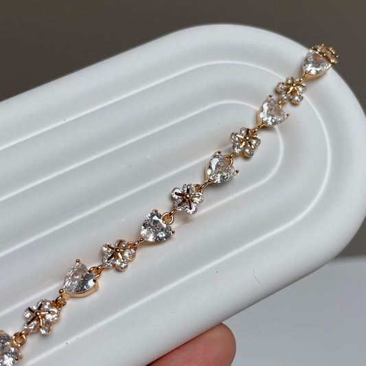 Brazalete Ensueño (enchapado de oro)