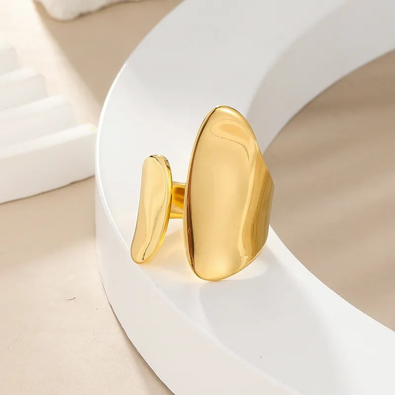 Anillo Elegance (enchapado de oro)
