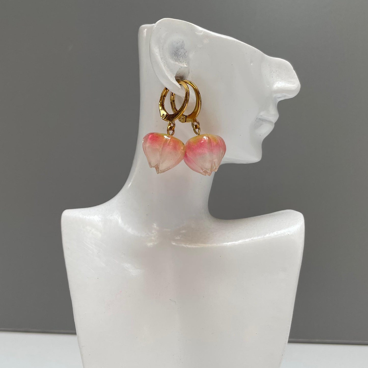 Aretes Tulipán (resina)