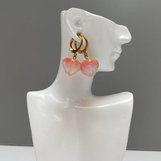 Aretes Tulipán (resina)