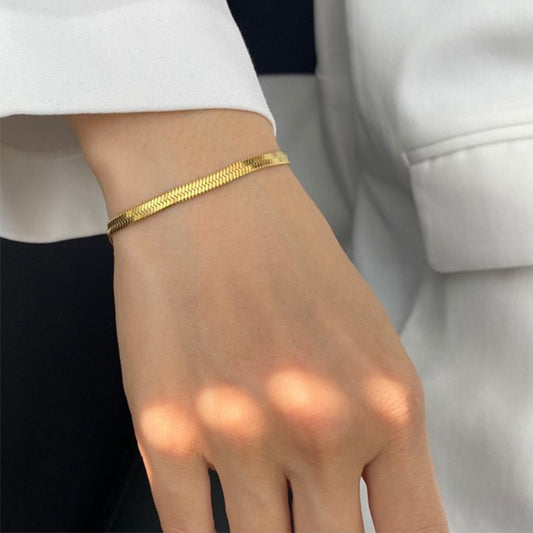 Pulsera Idilio (enchapado de oro)