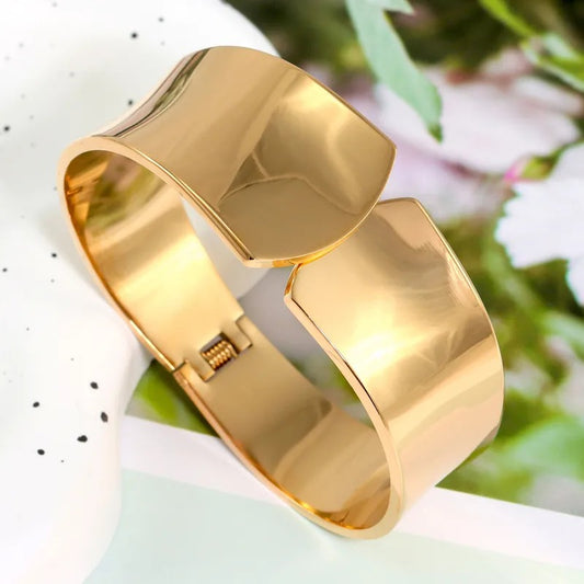 Brazalete Altessa (enchape 18k)